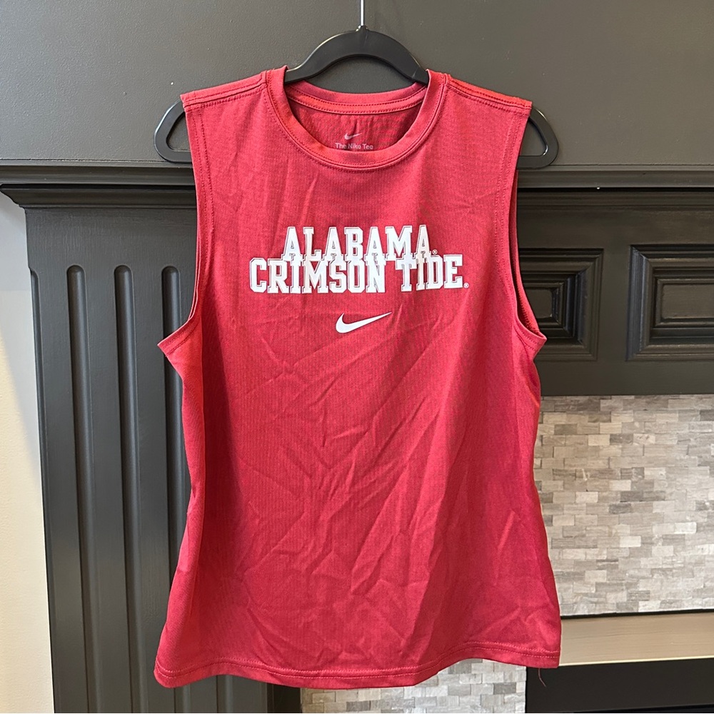 Youth Nike Crimson Alabama Crimson Tide Legend Performance Sleeveless T-Shirt